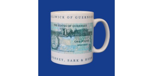 £1 Guernsey Bank Note (Y Prefix) Mug